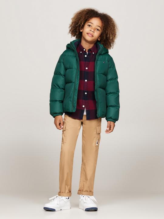 Actual product image Tommy Hilfiger Kids Essential Dons Jas - Groen - Boys - 16 jaar (16)