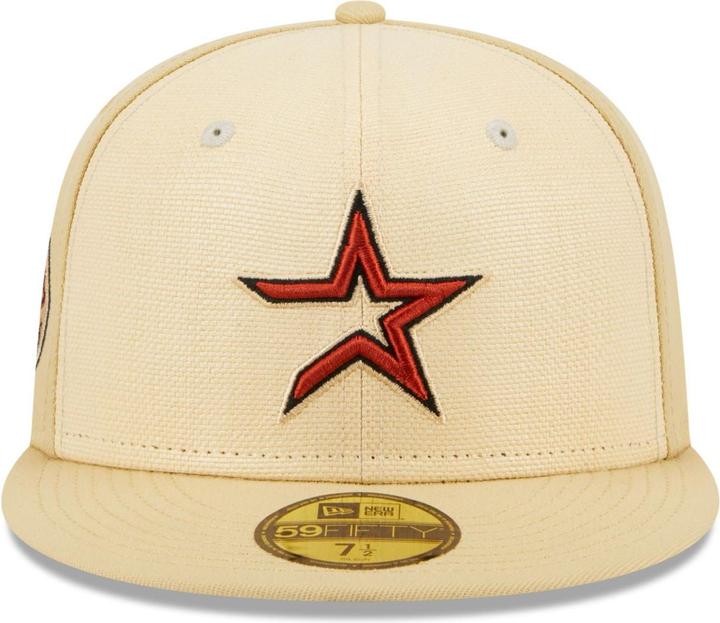 Actual product image New Era 59Fifty Fitted Cap - RAFFIA Houston Astros (7 3/4)