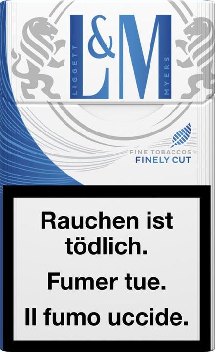 Actual product image L&M Blue Silver Label (10 pcs.)