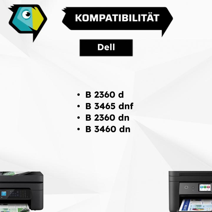 Image du produit Inkadoo Toner compatible avec Dell 593-11140 / DC9NW toner, noir noir (CF)