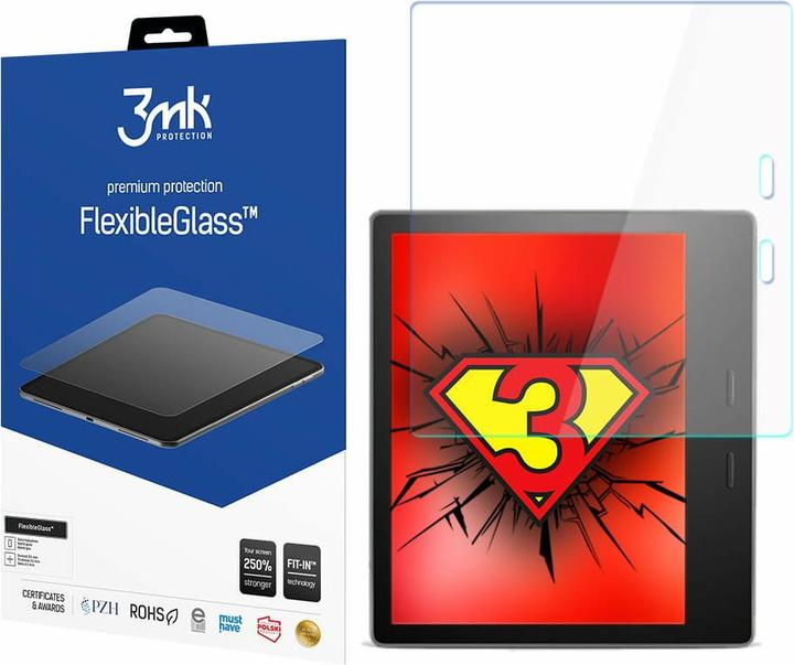Amazon "3MK 3MK FlexibleGlass" apsauginė plėvelė " Kindle Oasis 2", skirta 8,3 colio hibridiniam stik