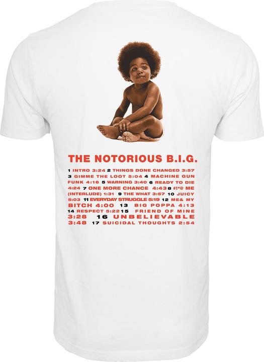 Produktbild MT Biggie Ready To Die Tracklist Tee (S)