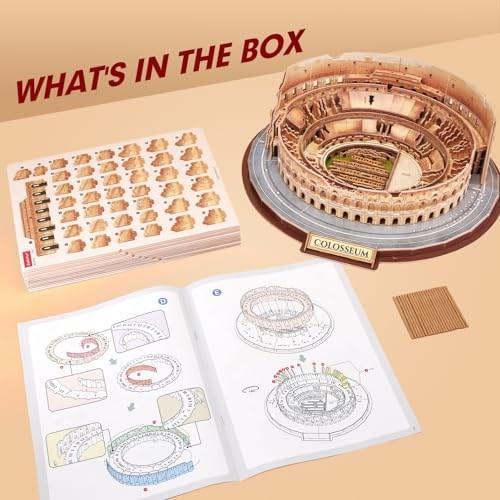 Productafbeelding Dante 3D Puzzel Rome Colosseum 163el MC279H Kubisch plezier (163 onderdelen)