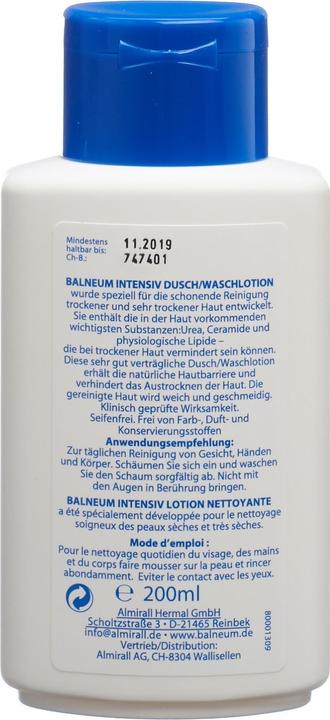 Image du produit Balneum Lotion lavante intensive pour la douche (200 ml)