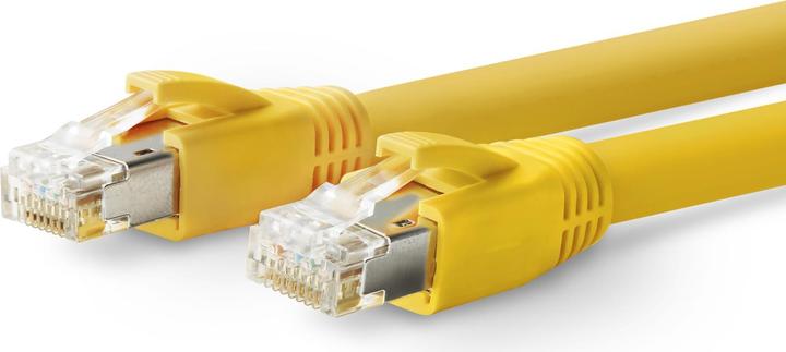 Vivolink PROCAT70 Netzwerkkabel 70 m Cat6a F/FTP (FFTP) Gelb (F/FTP, CAT6a, 70 m)