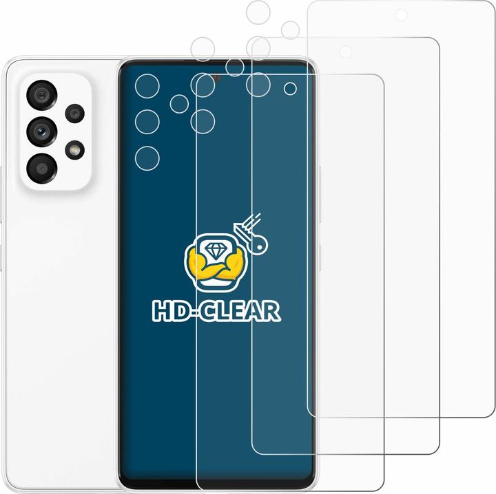 Productafbeelding BROTECT Schermbeschermer Clear (6 Stuk, Samsung Galaxy A53 5G)