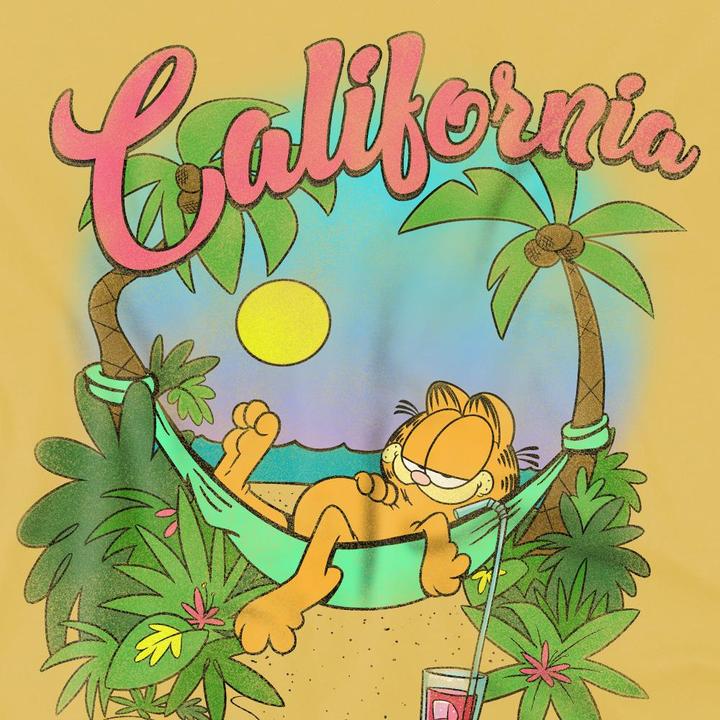 Actual product image Garfield Mens Beach Time T-Shirt (M)