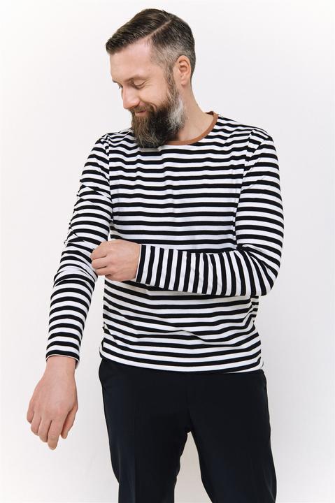 Produktbild Hebe Langarmshirt mit Streifen (M)