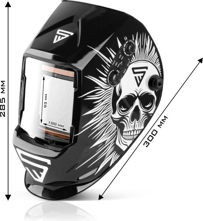 Produktbild Stahlwerk Automatik Schweisshelm ST-990 SE "Sonderedition Skull" Real Colour