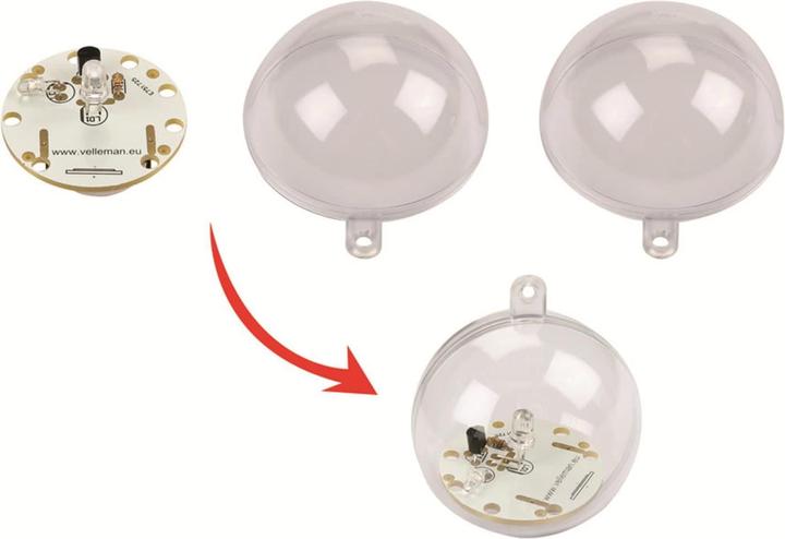 Produktbild Whadda Bausatz RGB LED Kugel