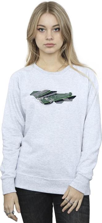 Actual product image Disney Womens/Ladies Lightyear Graphic Title Sweatshirt (S)