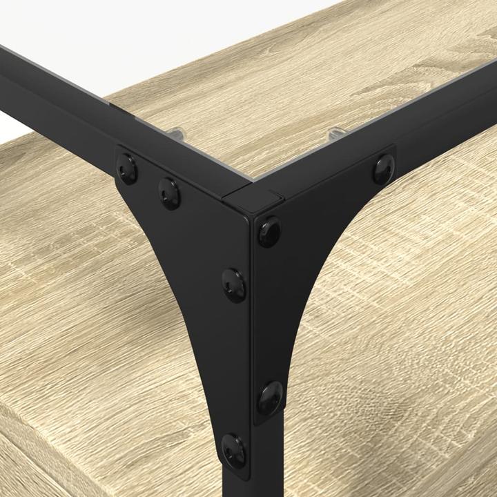 Productafbeelding VidaXL TV-meubel met glazen blad 98 x 35 x 51cm