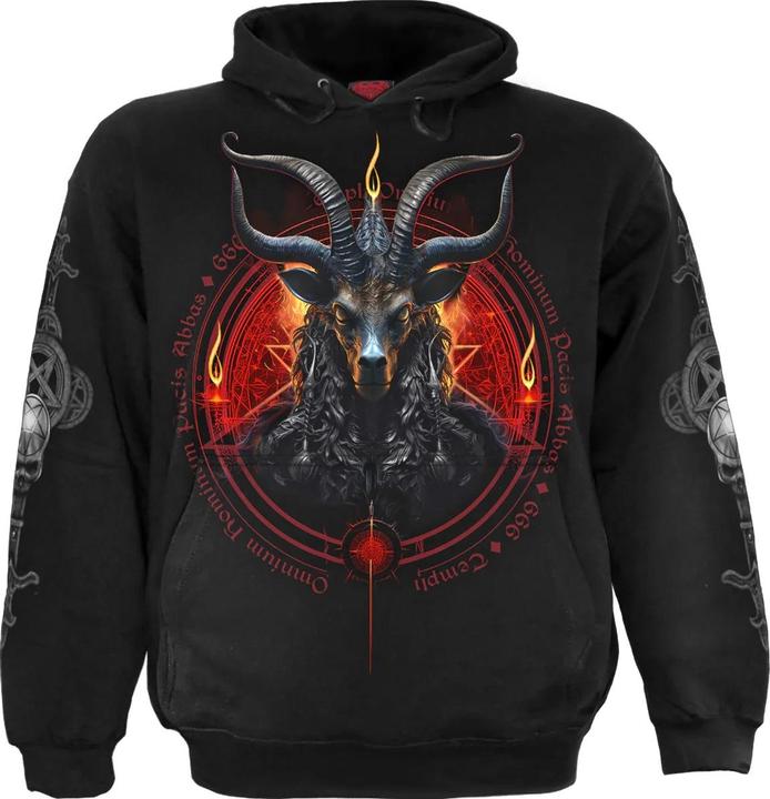 Actual product image Spiral Unisex Adult Baphomet Hoodie (S)