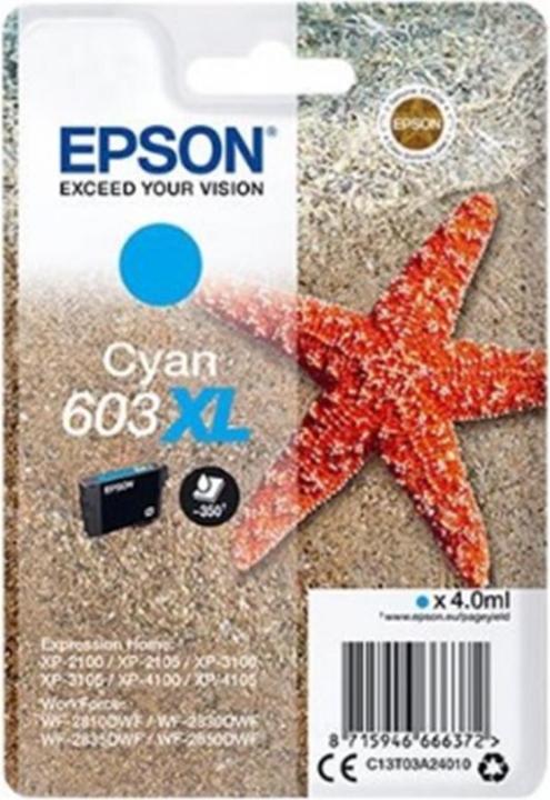 Immagine prodotto Epson Confezione singola di inchiostro 603XL (C)