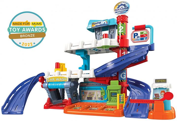 Actual product image VTech 556603 Toot - Toot Drivers Mega Set with 3 Vehicles (English Version) 18+ Months