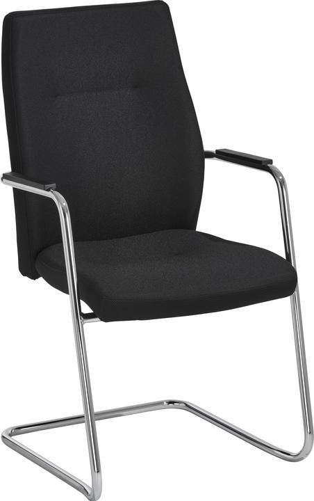 Actual product image Nowy Styl Cantilever chair, W 470 x D 470 x H 427 mm, incl. armrests, stackable up to 3 units, upholstered