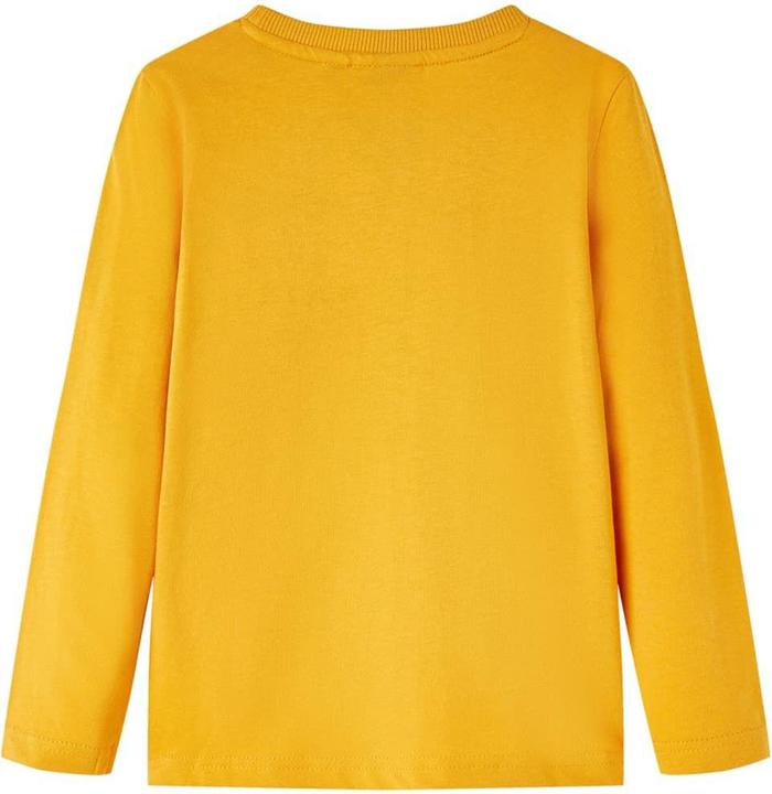 Image du produit VidaXL T-shirt manches longues enfant Ocre 92,Composition : 100 % coton,Couleur (92)