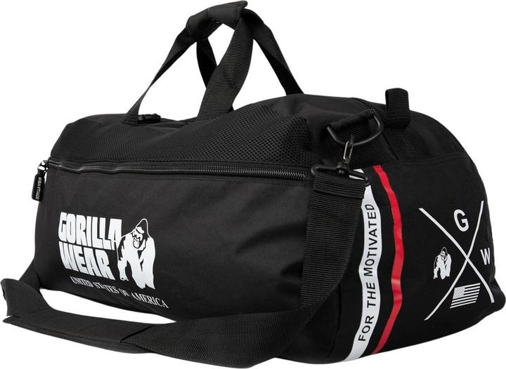 Produktbild Gorilla Wear Norris Hybrid Gym Bag / Backpack Schwarz (66 l)