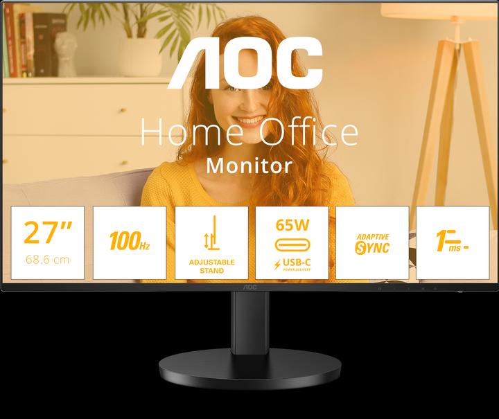 Produktbild AOC Q27B3CF2 (2560 x 1440 Pixel, 27")