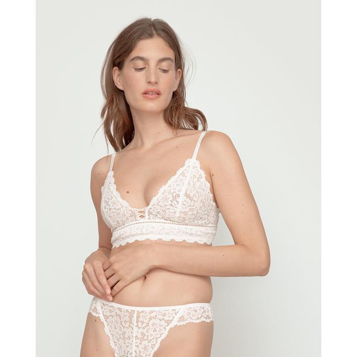 Immagine prodotto La Redoute Collections Reggiseno a triangolo con ferretto in pizzo (75 D)