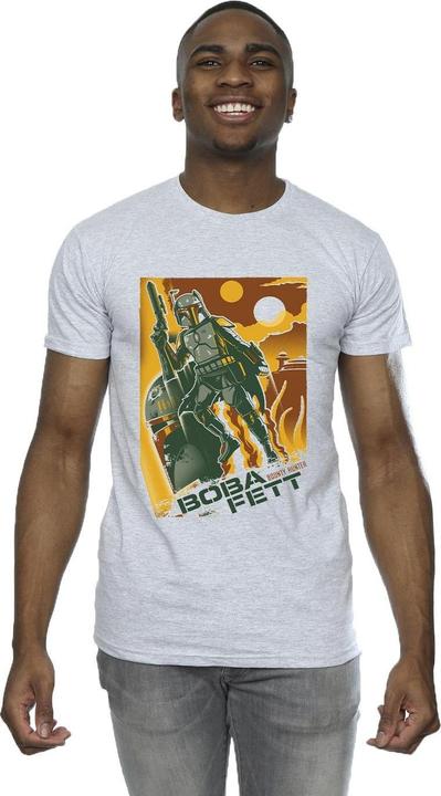 Immagine prodotto Star Wars Boba Fett Collage Maglietta Uomo (L)