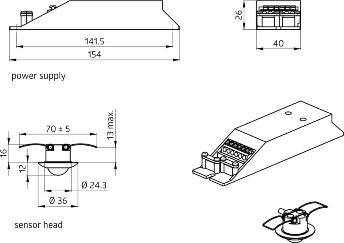 Produktbild BEG 92913 Präsenzmelder PD9-M-SDB-DE (12 m)