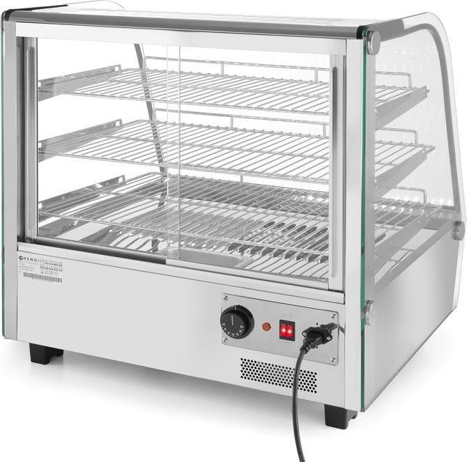 Actual product image Hendi Hot food display cabinet 3 shelves 230V 1100W