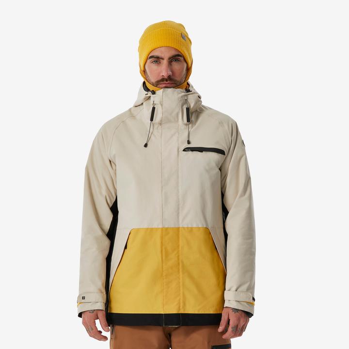 Produktbild Wedze Snowboardjacke Herren Skijacke - SNB 100 beige/gelb (L)