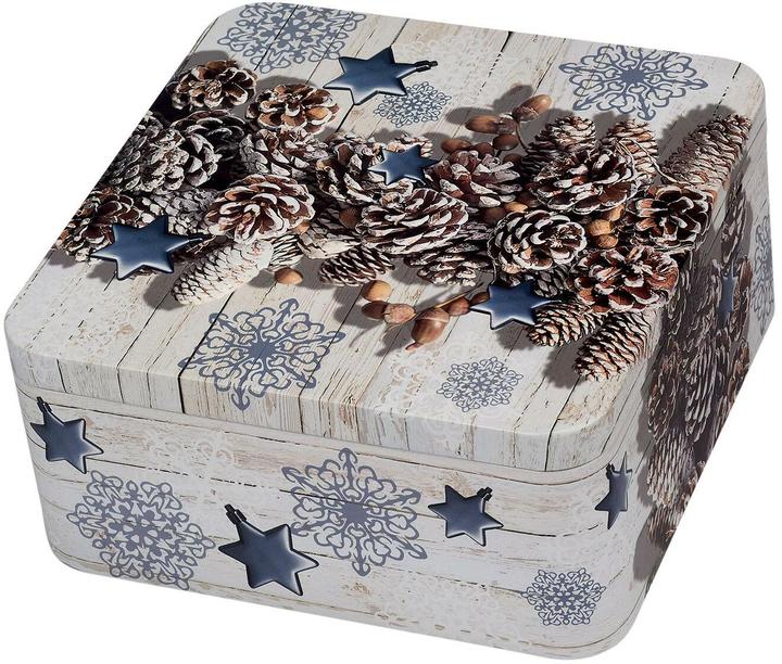Actual product image Gawol Guetzli Tin Forest Treasures 18.7 x 18.7 x 8 cm (3.25 l)
