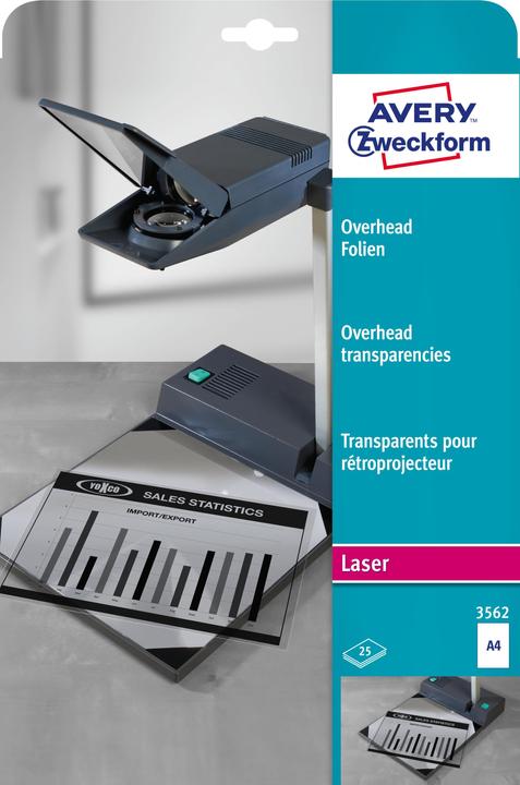 Actual product image Avery Overhead foils