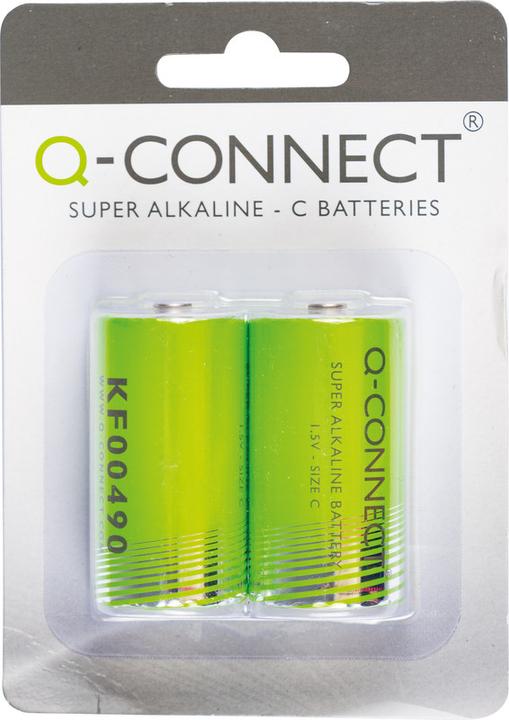 Actual product image Q-Connect Alkaline (2 pcs., C, 5700 mAh)