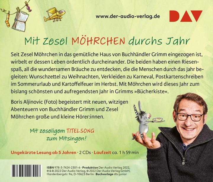 Produktbild Grimm und Möhrchen – Teil 2: Frühling, Sommer, Herbst und Zesel (Frank Gustavus, Stephanie Schneider, Boris Aljinovic, Stefanie Scharnberg, Deutsch)
