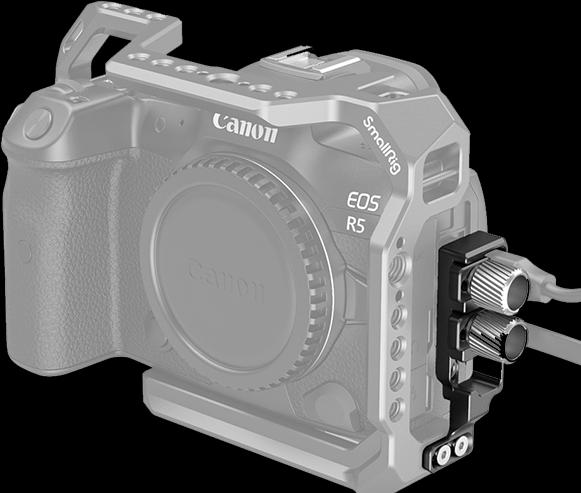 Actual product image SmallRig HDMI and USB-C Cable Clamp for EOS R5 and R6 Cage - 2981 (Cable)