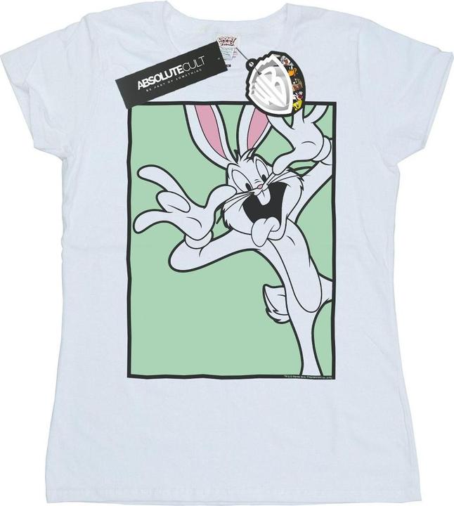 Immagine prodotto Looney Tunes Bugs Bunny Funny Face Maglietta Donna (L)