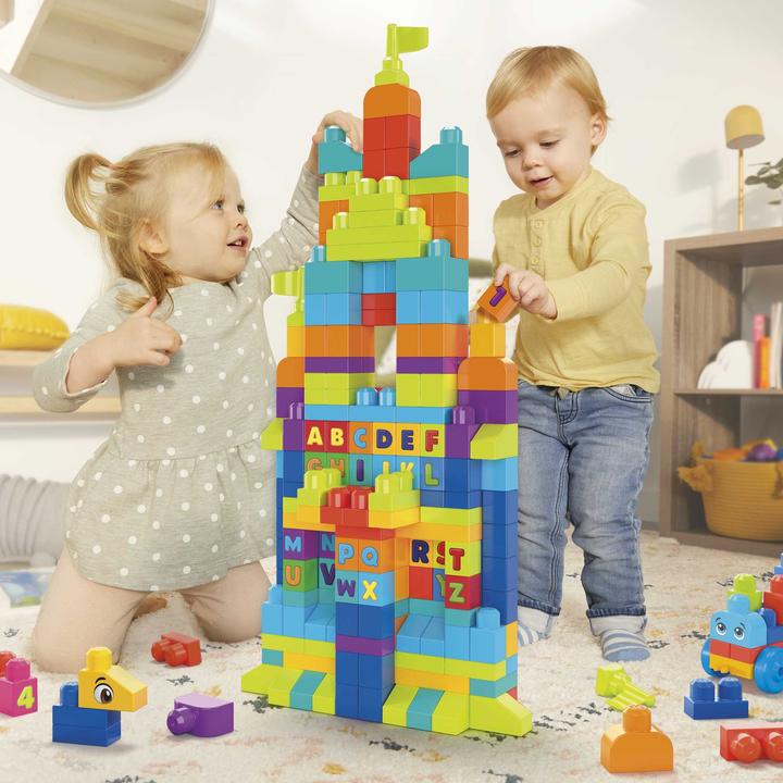 Produktbild Mattel BLOKS Bauset mit extra grossem Bausteinebeutel mit 300 grossen Bausteinen