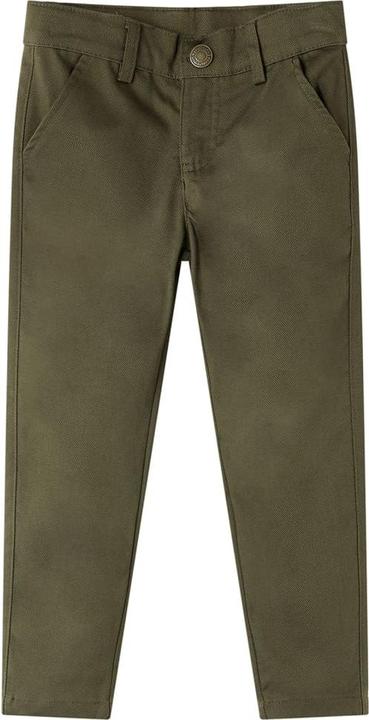 Actual product image VidaXL Children's trousers khaki 104,Material: 60 % cotton. 37 % polyester (104)