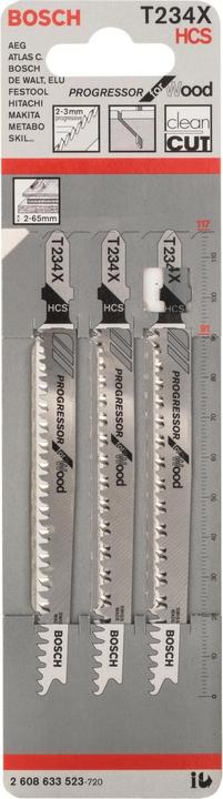 Actual product image Bosch Professional Zubehör Stichsägeblatt T 234 X