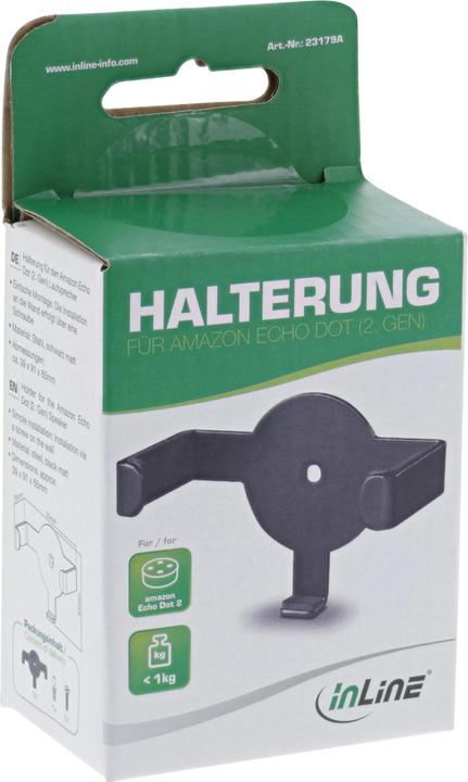 Produktbild InLine Halterung für Amazon Echo Dot (1 Stk., Wandmontage)