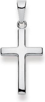 Produktbild Natsumi Schmuck Kreuz Anhänger Weissgold 18K/750 (750/18 K Gelbgold)