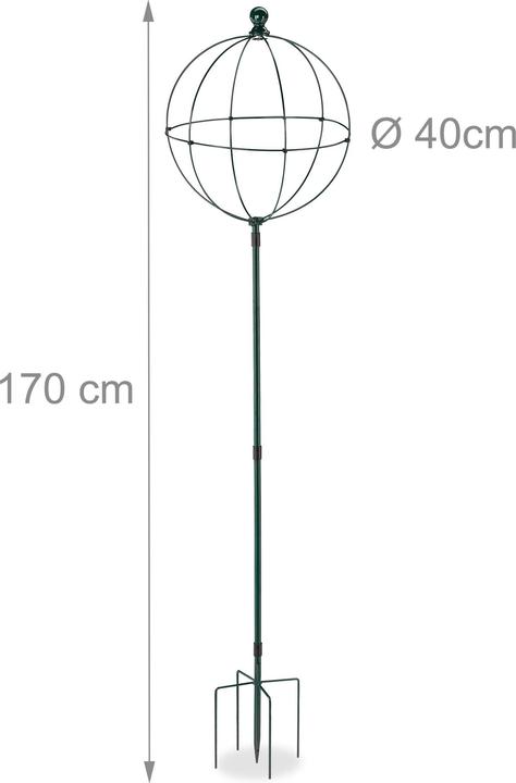 Image du produit Relaxdays 2x support pour plantes grimpantes (40 cm, 40 cm)