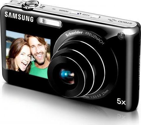 Immagine prodotto Samsung ST600, 14 MP, zoom 5x, doppio display, filmati HD, nero (1/2,3'')