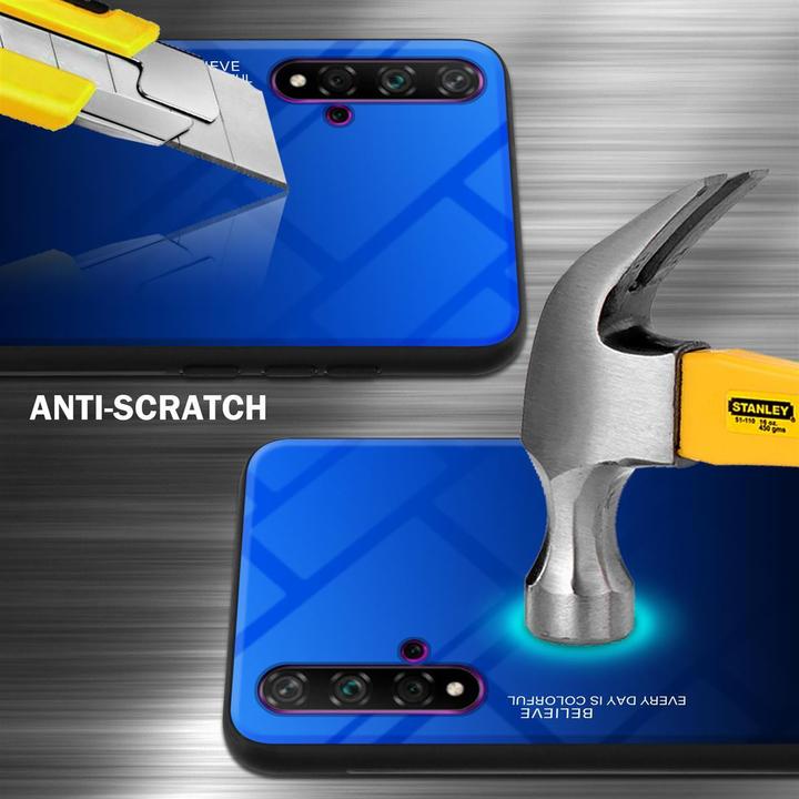 Productafbeelding Cadorabo TPU 2 kleuren glasdekking (TCL 20S, LG K20, Huawei Nova 5T)