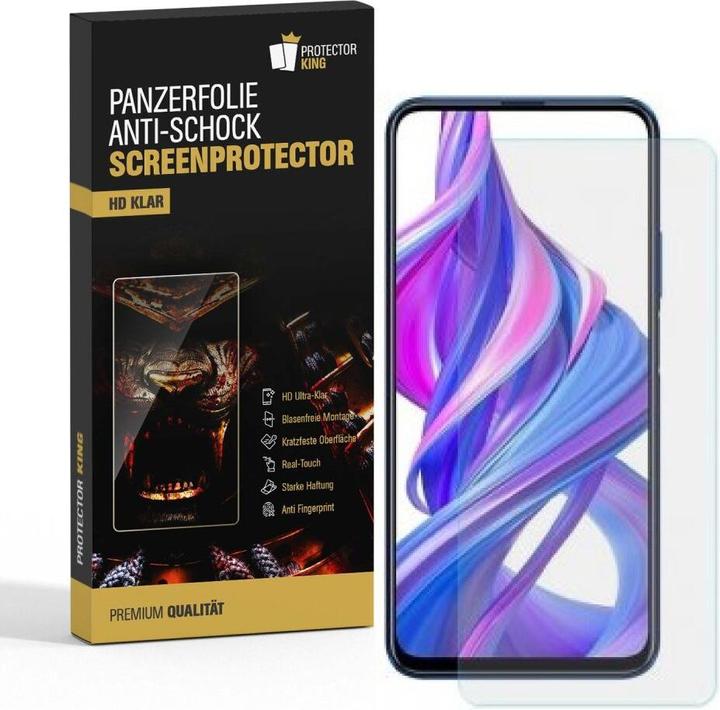 Produktbild Protectorking 3x Panzerfolie Anti-Shock HD Klar (3 Stück, Honor 9X)