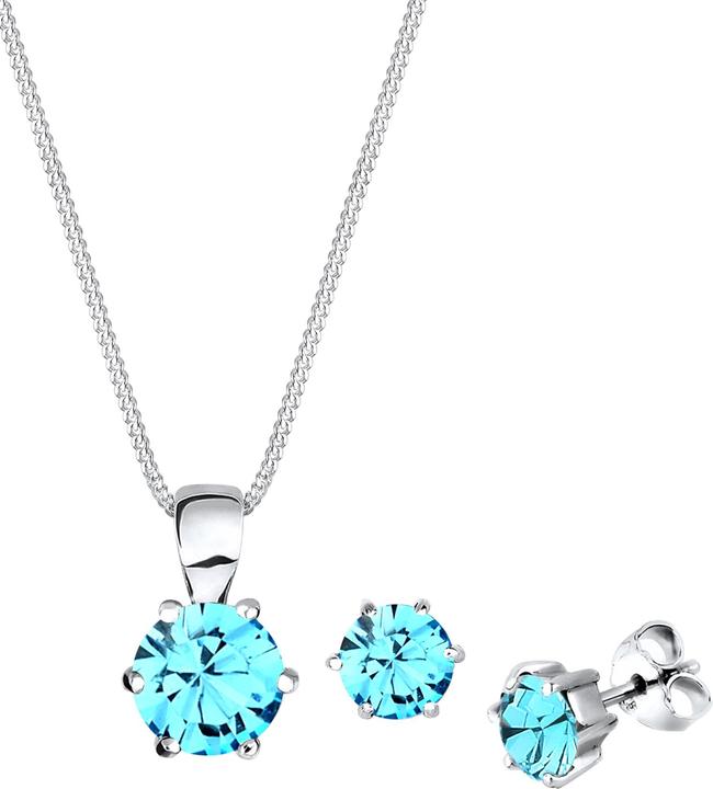 Elli Basic Set mit Stecker und Kristallen (Sterling Silber)