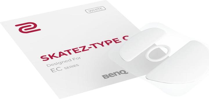 Immagine prodotto BenQ Piedini per mouse Zowie Skatez tipo C bianchi per la serie EC, in teflon bianco, spessore 0,6 mm