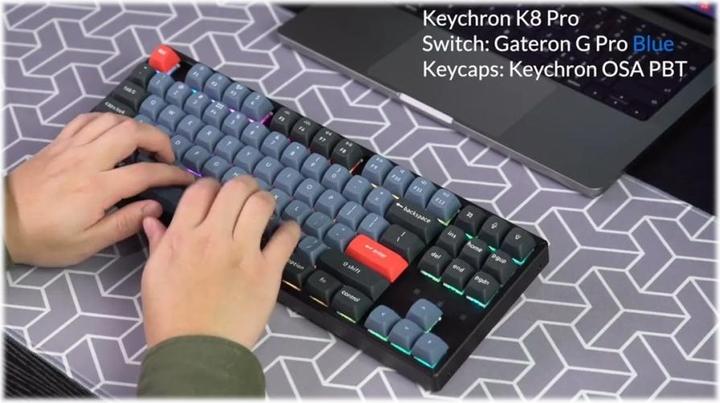 Produktbild Keychron K8 Pro (DE, Kabelgebunden, Kabellos)