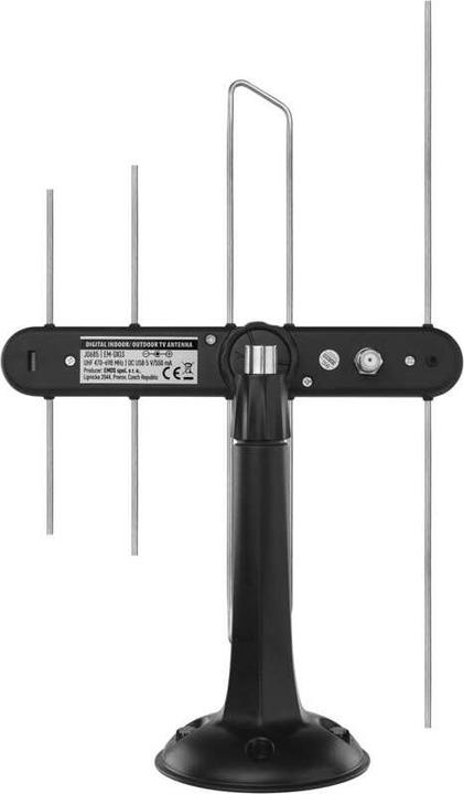 Image du produit Emos Antenne universelle EM-DIO3, 0-80 km, DVB-T2, filtre LTE/4G/5G (DVB-T / -T2, LTE)