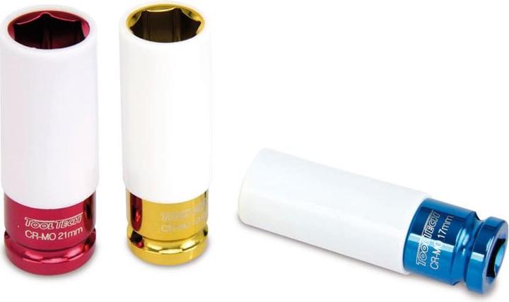 Produktbild BGS Kraft-Schoneinsatz-Satz (17 mm, 19 mm, 21 mm)