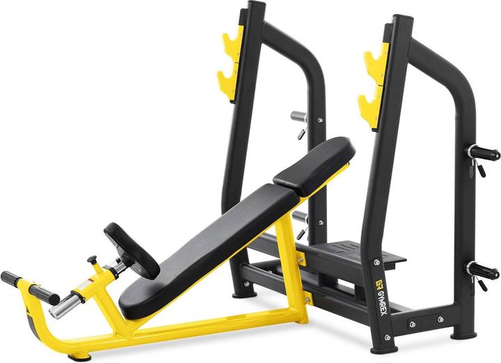 Produktbild Gymrex Hantelschrägbank 135 kg Hantelbank Bankdrückbank Bank zum Bankdrücken