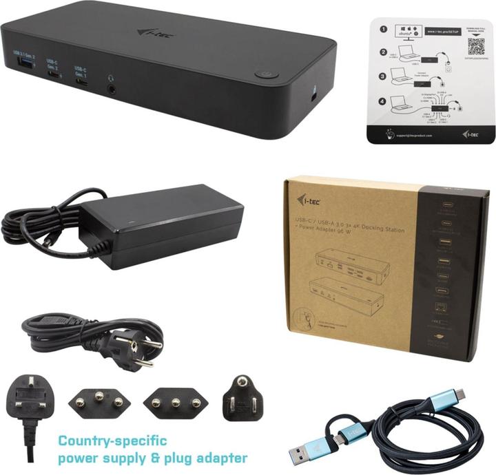 Produktbild i-tec Triple 4K (USB-C, 12 Ports)